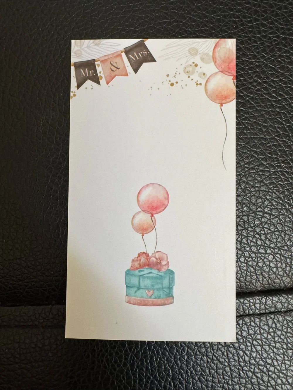 Bridal Scratch & Win Cards - Pink Floral Accent